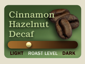 Cinnamon Hazelnut Decaf-Regular-30 oz.